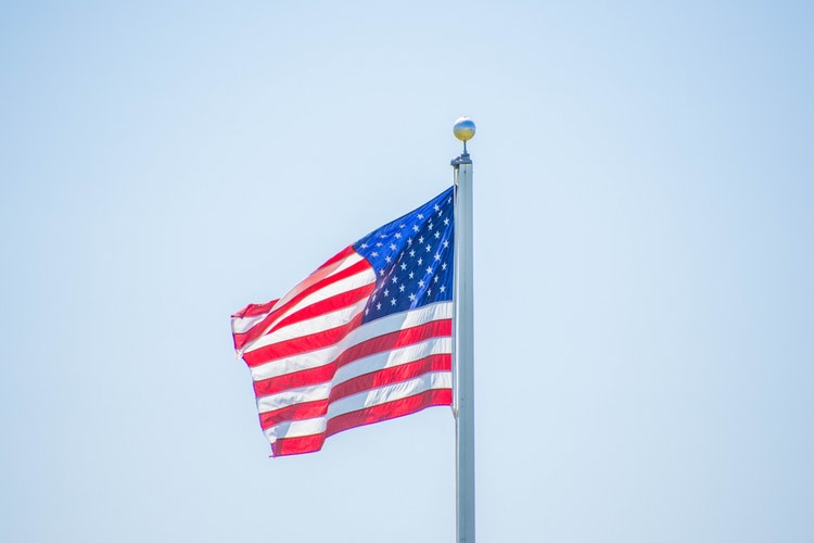 Ilustrasi bendera Amerika, sumber unsplash